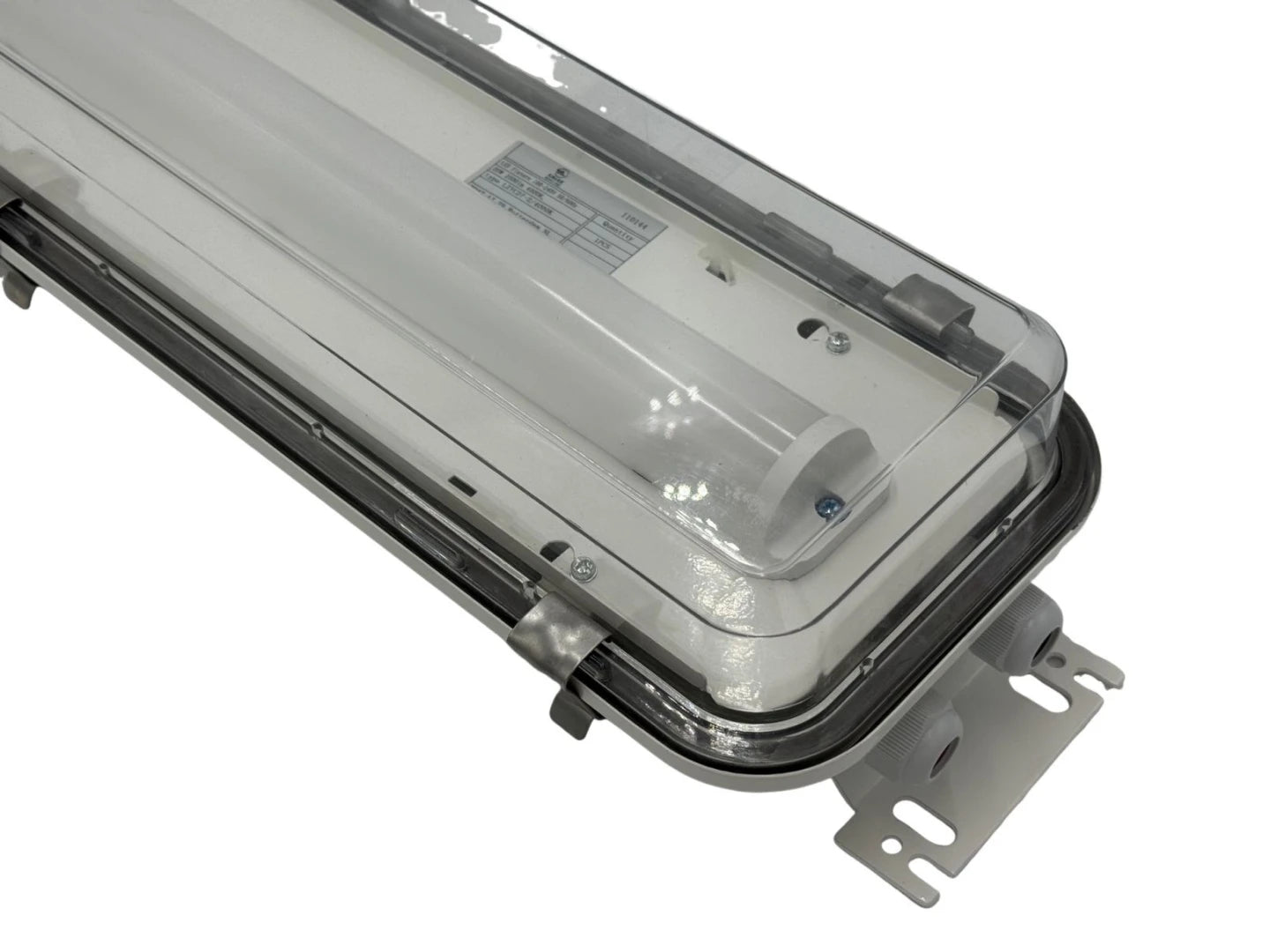 791968 | NE-101968 - Calex Marine LED fixture (738mm) 100-240V 50/60Hz 20W 2500lm 6500K, IP67 Steel body, Polycarbonate shade with SS clamps