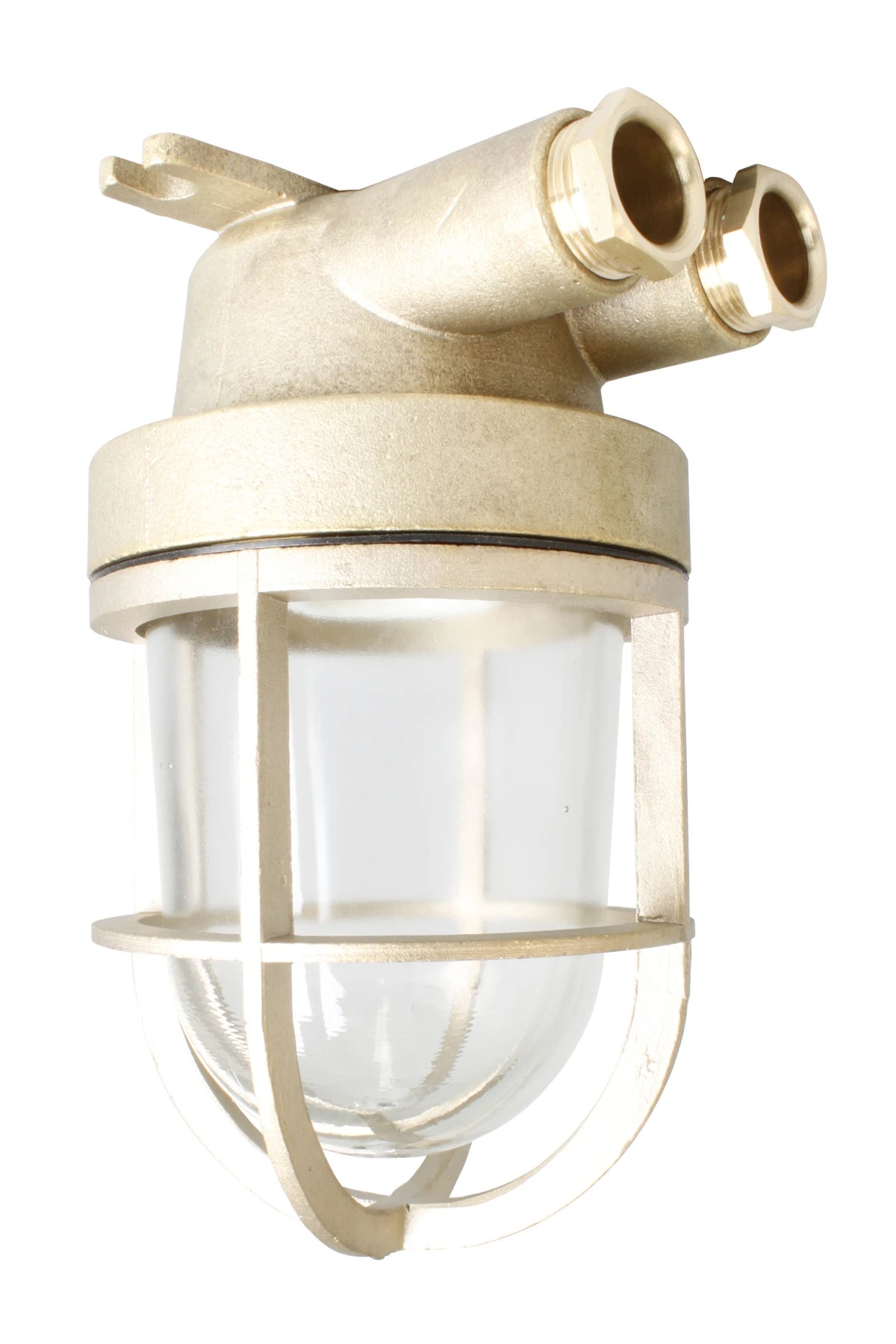 Well glass fitting brass 100W German-type E27 IP56 O=