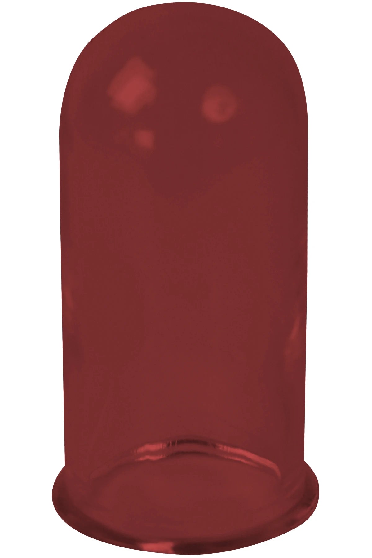 Dutch Standard spare glass globe 88x165mm, type 1021 red