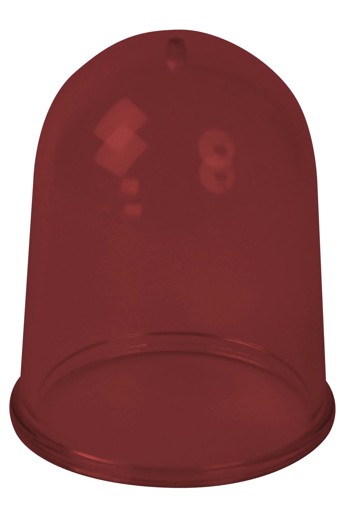 German spare glass globe 94x115mm without drop hole, type 399 red