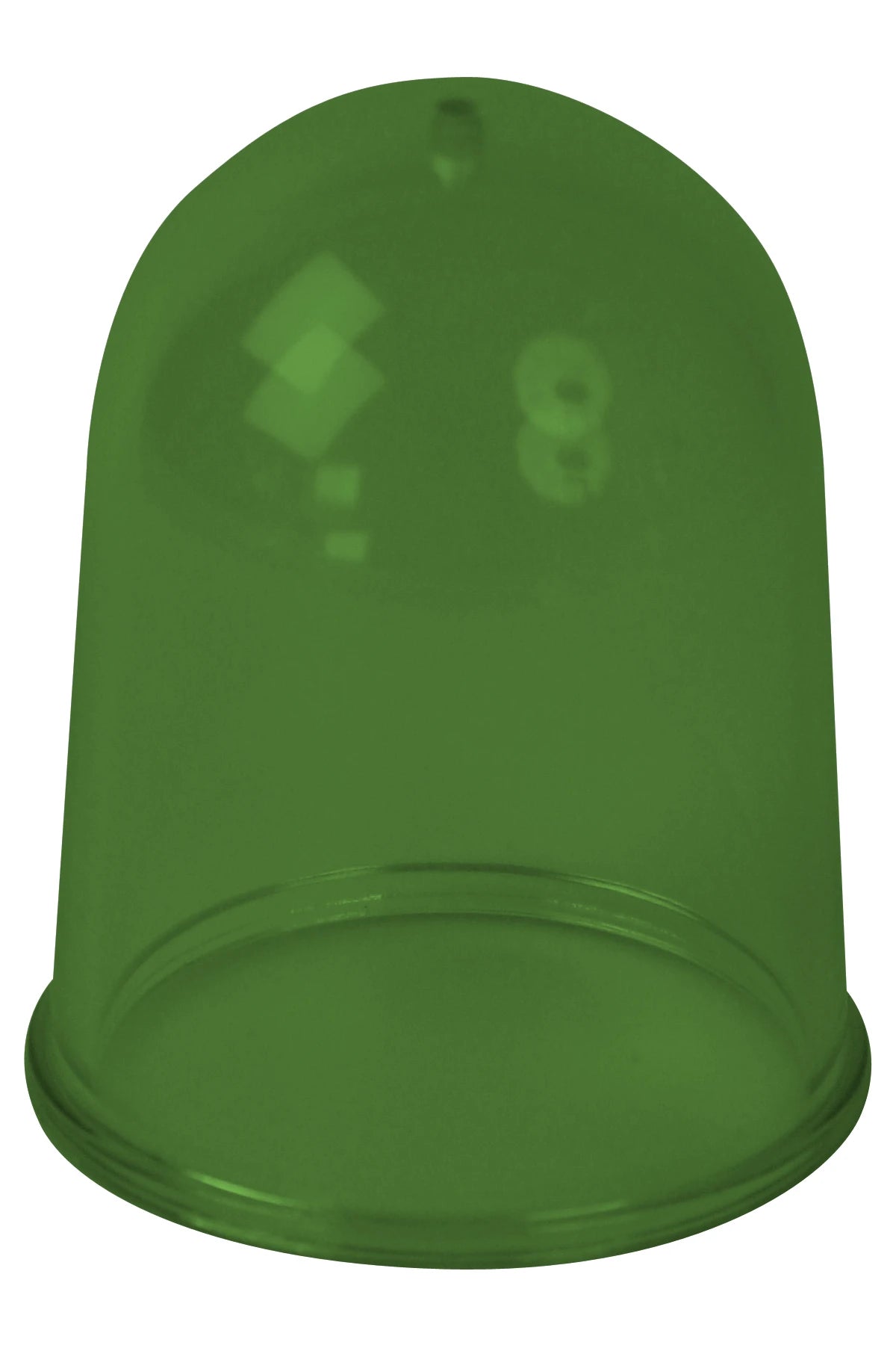 German spare glass globe 94x115mm without drop hole, type 399 green