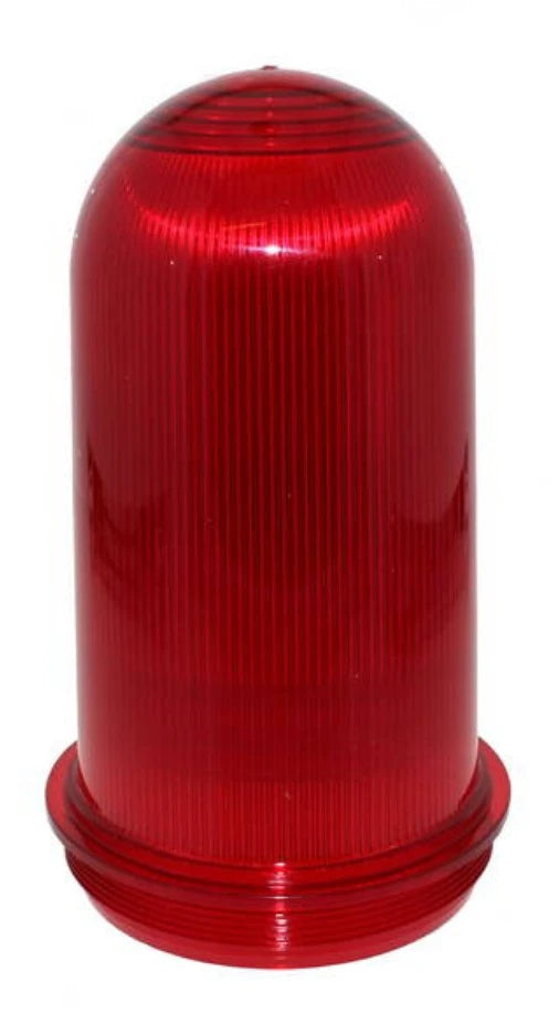German spare pvc globe 105x190mm red, type 2080