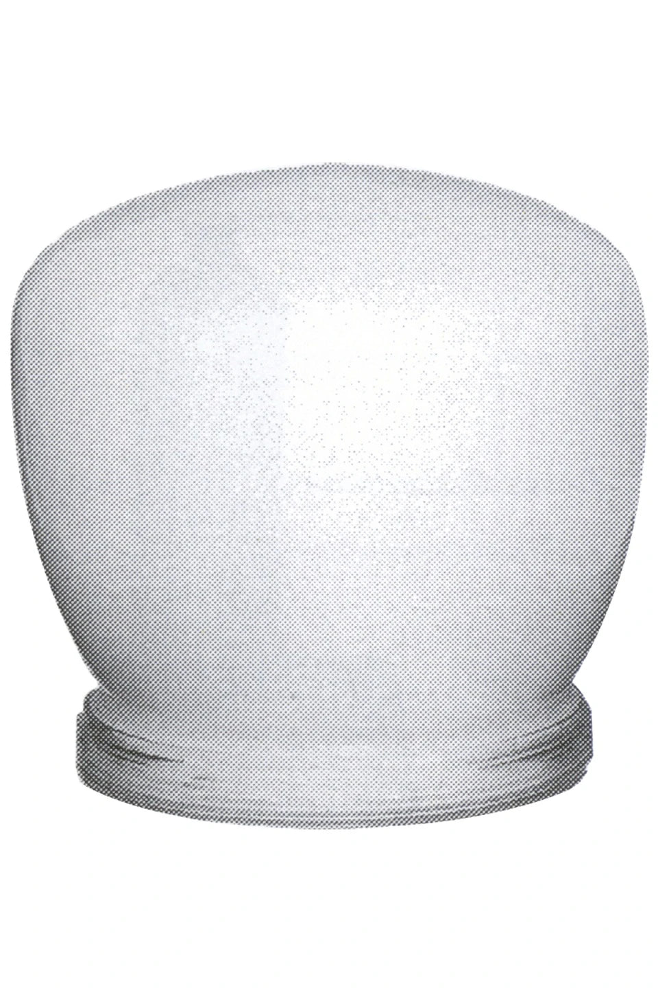 German spare glass globe 125x122mm, type 155 opal