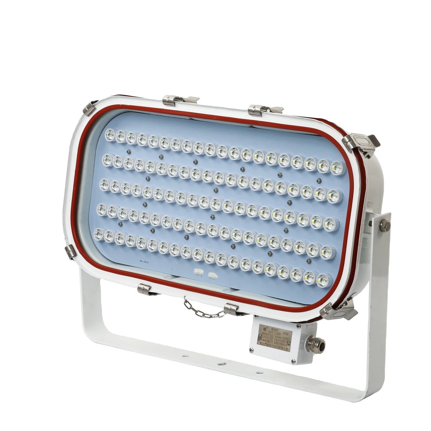 LED Floodlight 150W Stainless Steel, 15000lm daylight 85-265V AC, IP67 with bracket