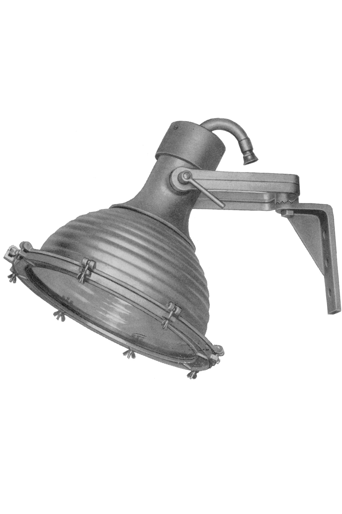 Floodlight Brass E40 max 1000W incandescent or 400W HPM, IP56