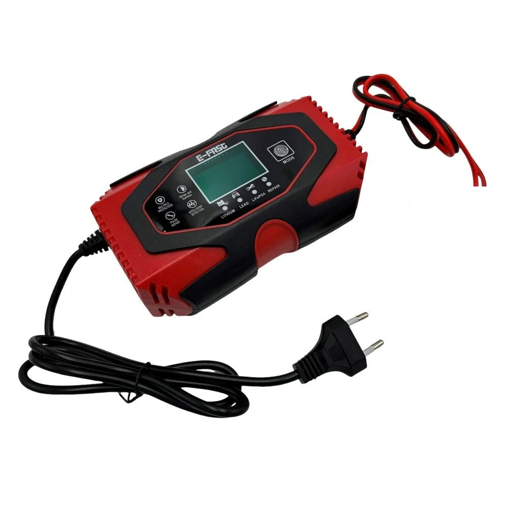Batterycharger 110-240V 50/60Hz -12V 6A, 24V 3A complete with Aldis Plug 4-pole