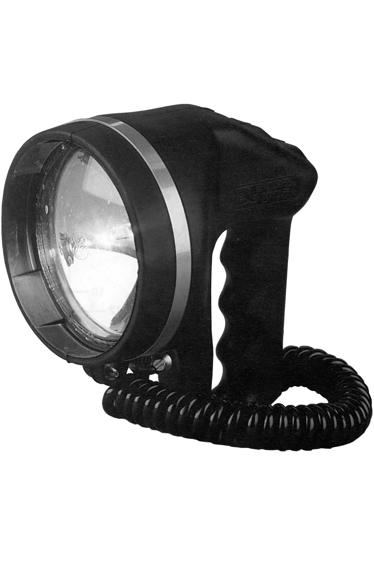 Watertight portable Searchlight 24V 75W with 5 mtr cable IP68