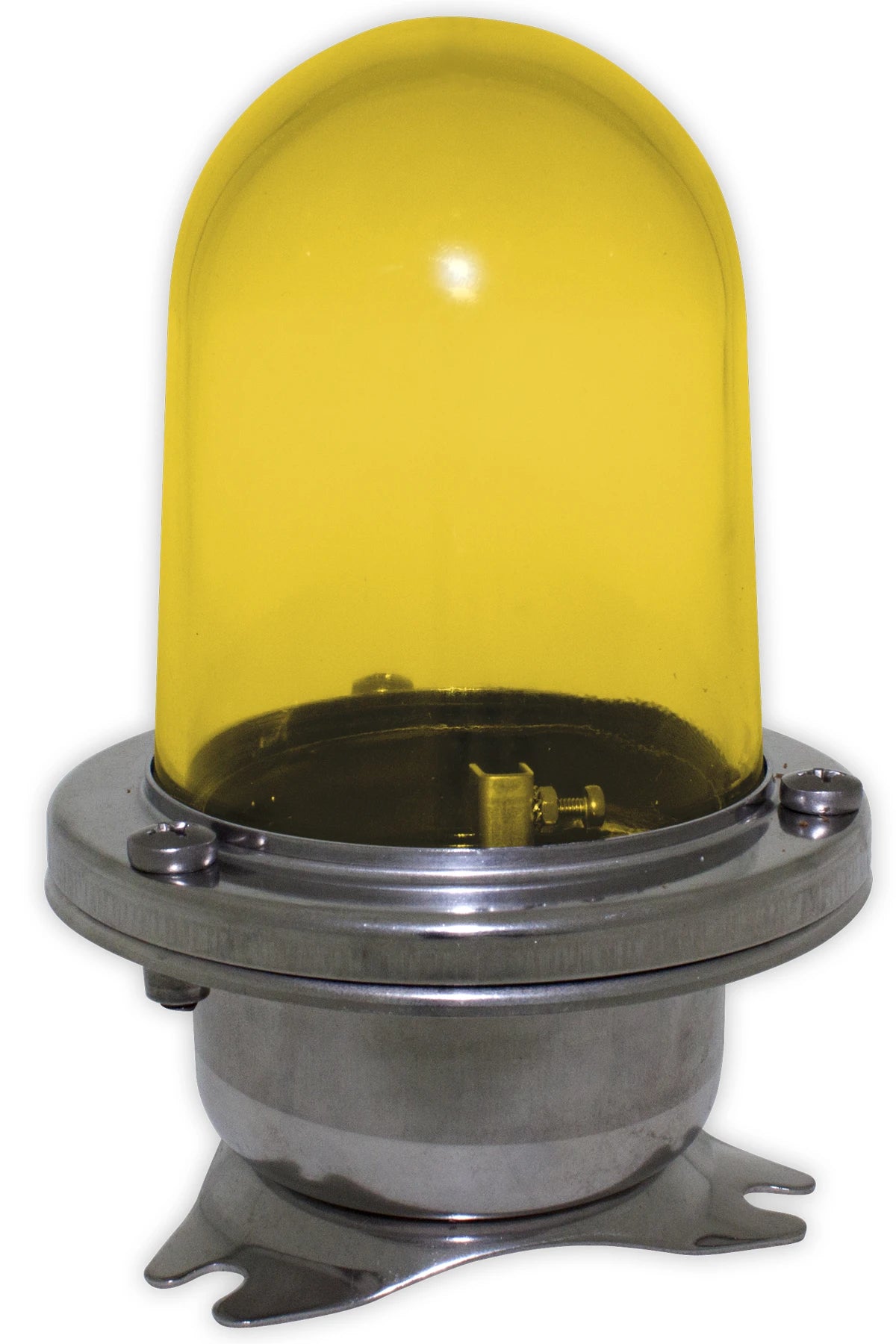 DHR115 SS Signalling Light B22 Yellow IP66