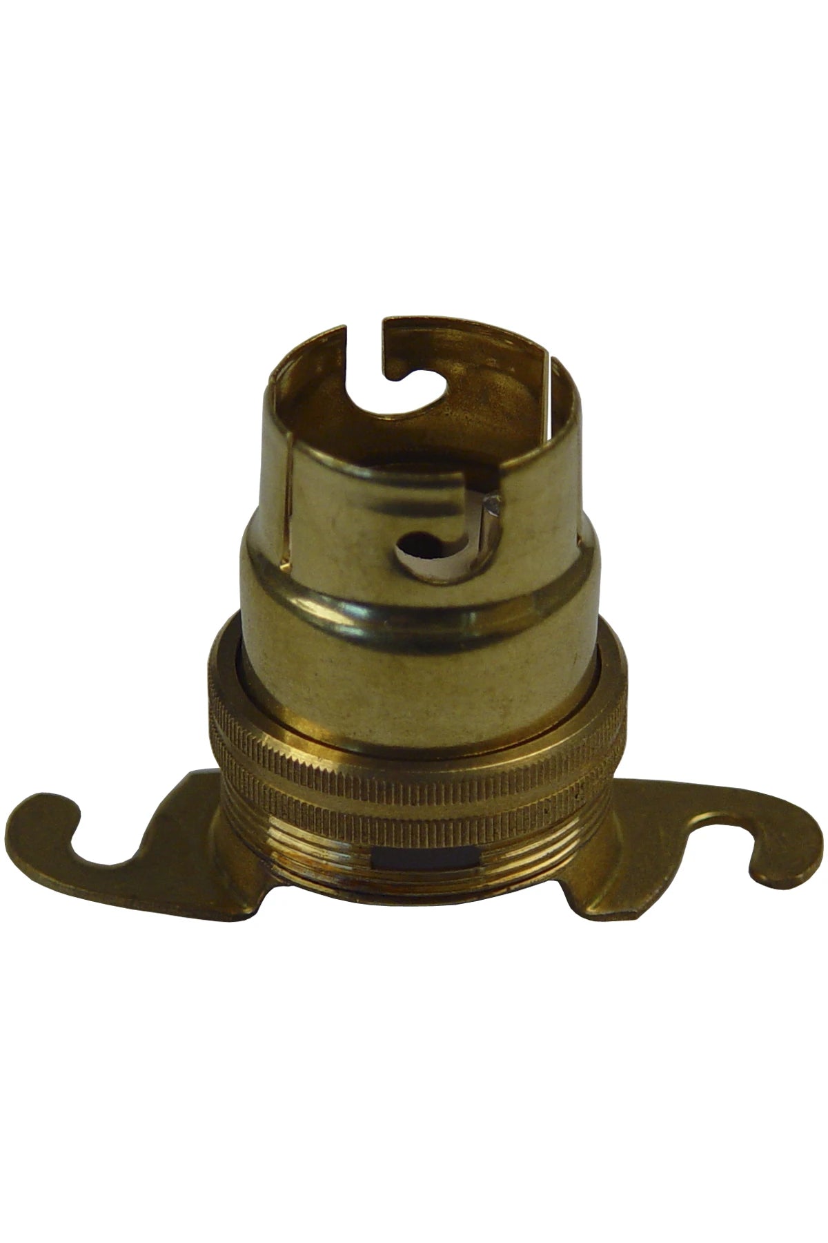 793525 | NE-103525 - Lampholder B22, brass with 2 mounting lugs