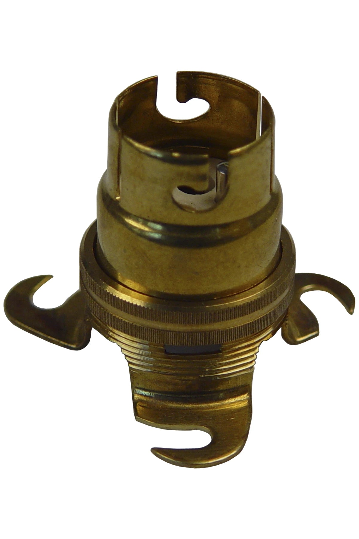 793528 | NE-103528 - Lampholder B22, brass with 3 mounting lugs