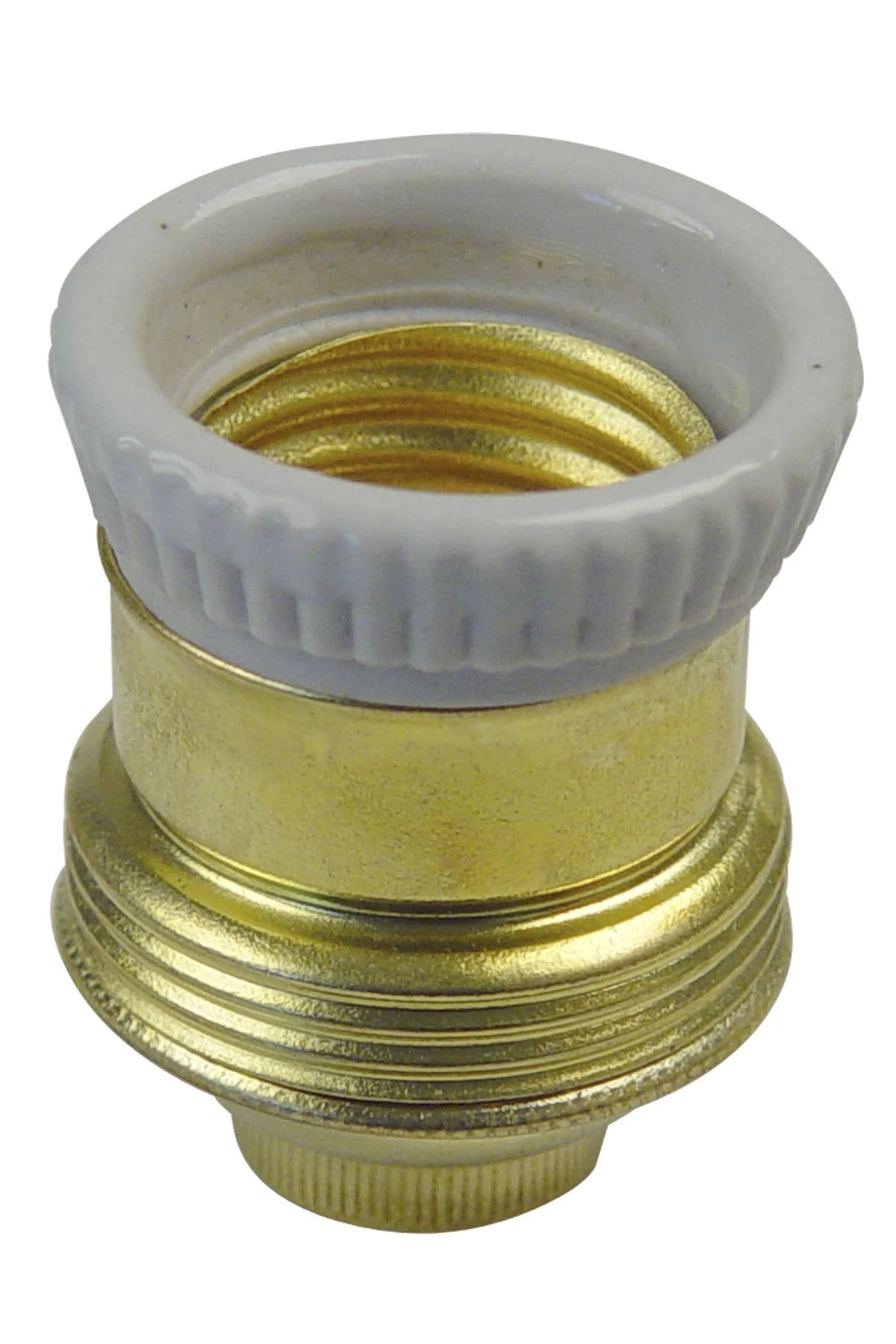 793520 | NE-103520 - Lampholder E27, brass 3/8"K/M10x1