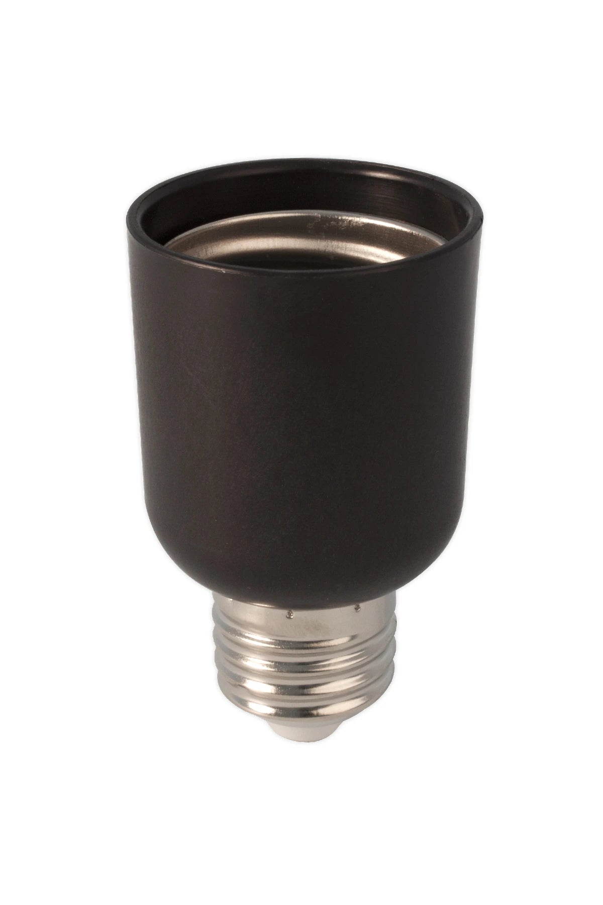 Reducing lampholder E27-E40 for lamp E40, black