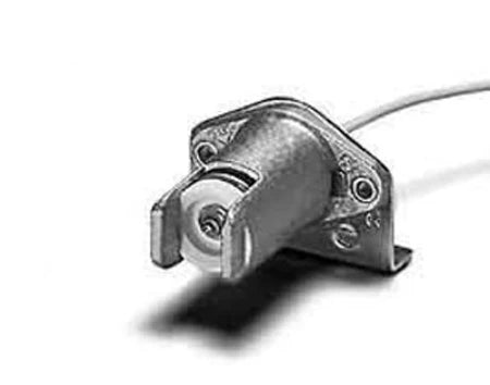Halogen lampholder R7s, max. 2000W with flat mounting connection & wire