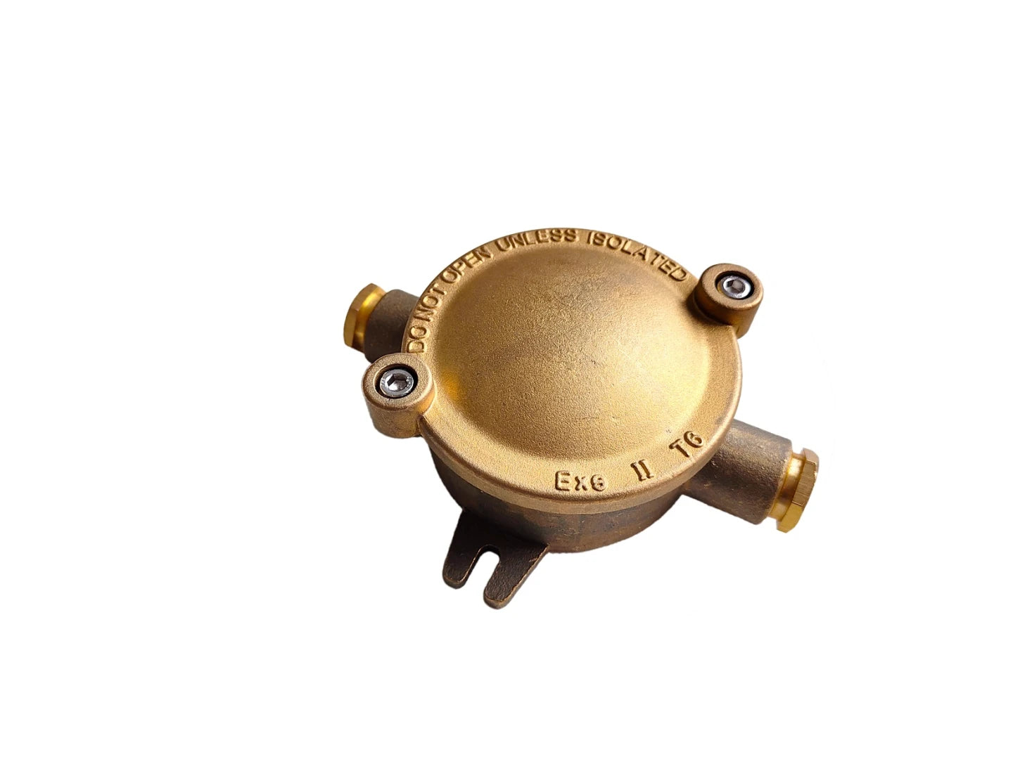 795211 | NE-105211 - Ex Brass Junctionbox -0- 550V 20A IP56, Exe II T6, Marine (CCS Certificate)