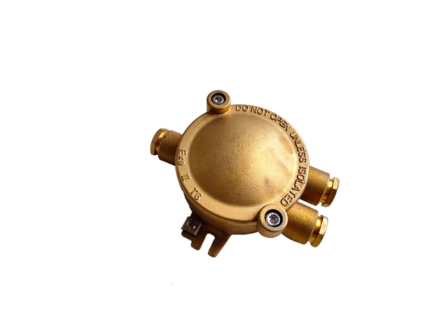 795213 | NE-105213 - Ex Brass Junctionbox =0- 550V 20A IP56, Exe II T6, Marine (CCS Certificate)