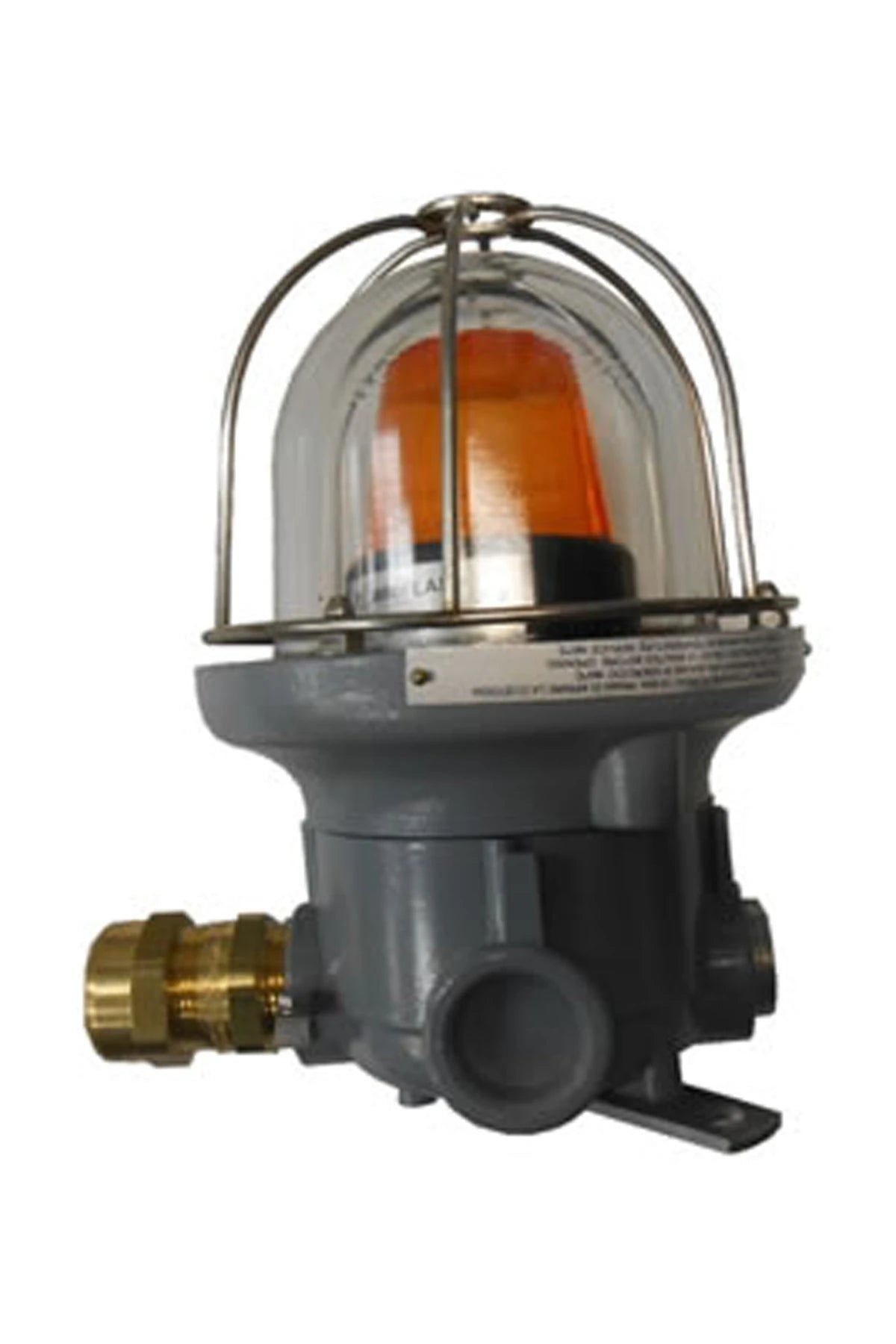 Ex Flashing light orange 230V AC IP65 "II 2GD Ex d IIC T6" zone 1, 2, 21 and 22