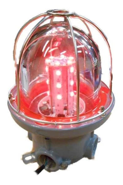 Ex Rotating LED Beacon IP65 110...230V AC "Multi Color" EEx db IIC T6 Gb