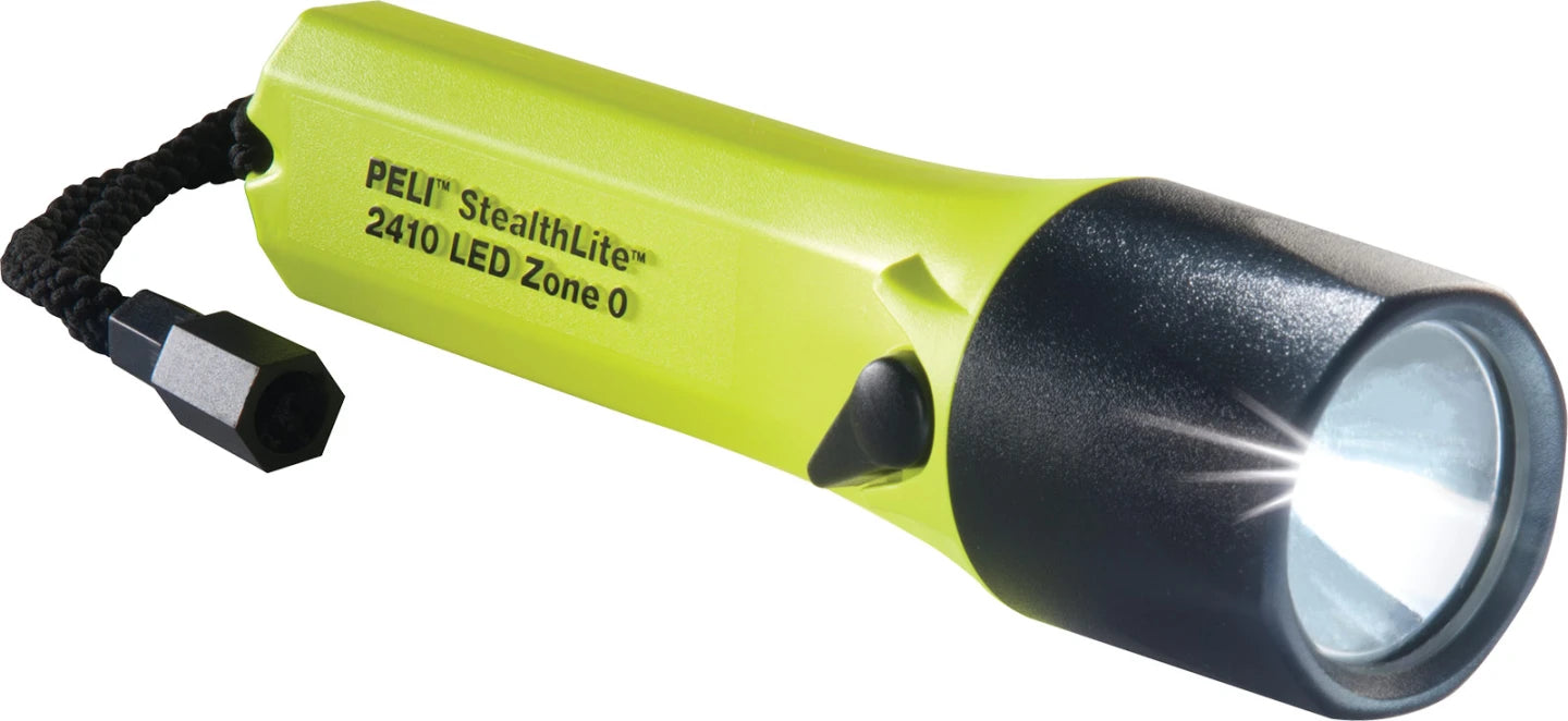 792295 | NE-102295 - Peli Flashlight StealthLite 2410Z0 LED zone 0, 3-cells AA "ATEX II 1G Ga Ex ia IIC T4"