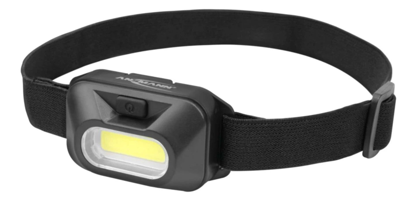 Ansmann LED Head lamp High/Low/Flash 125lm, Including 3 cells AAA