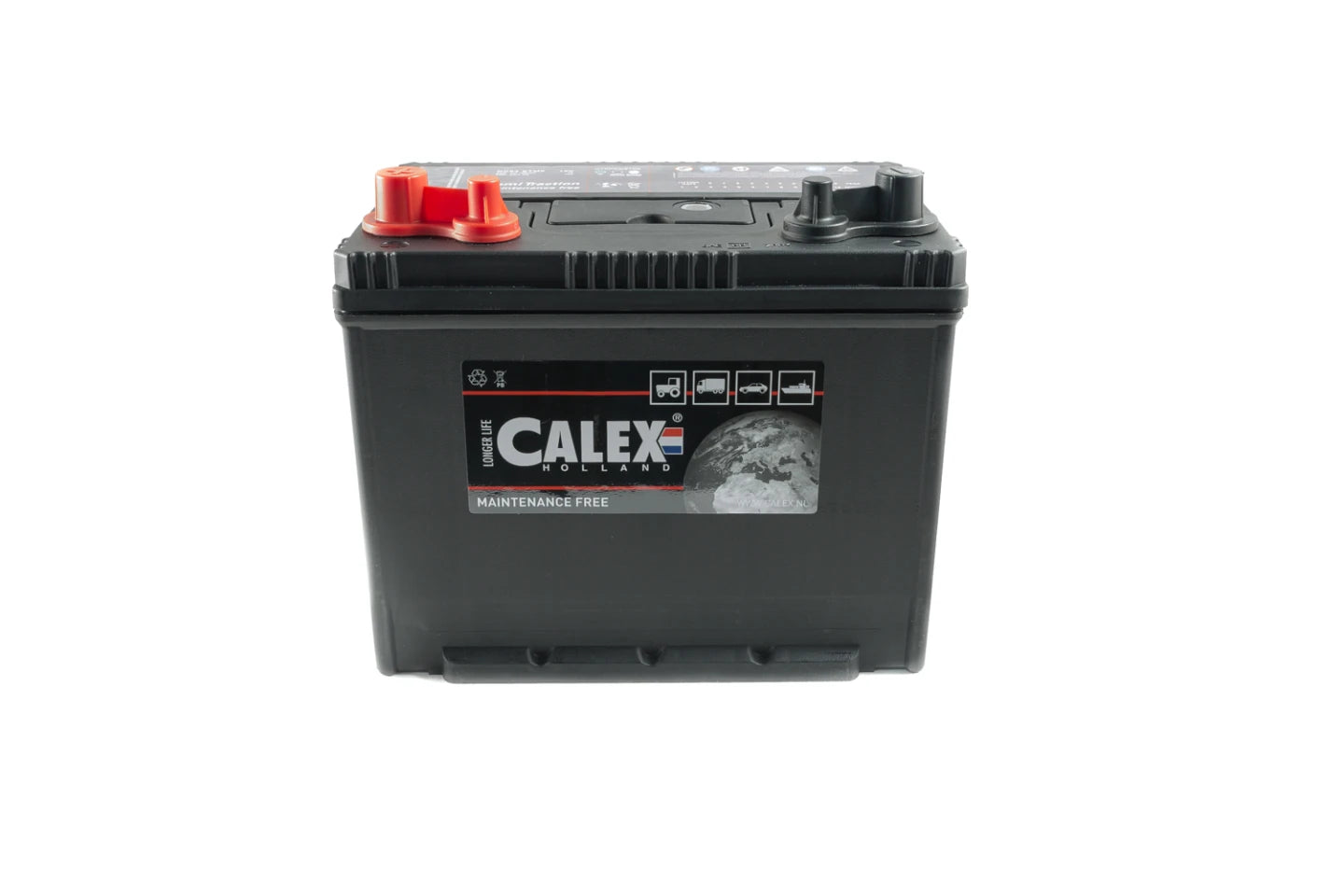 Battery maintenance-free 12V 75Ah, Twin pole 258x172x200/221mm