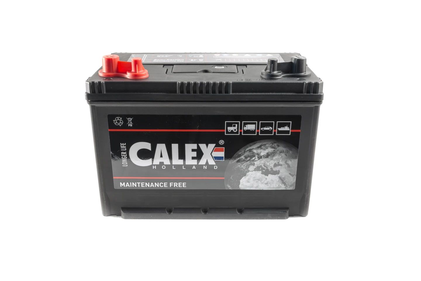 Battery maintenance-free 12V 90AH, Twin pole 303x172x200/221mm