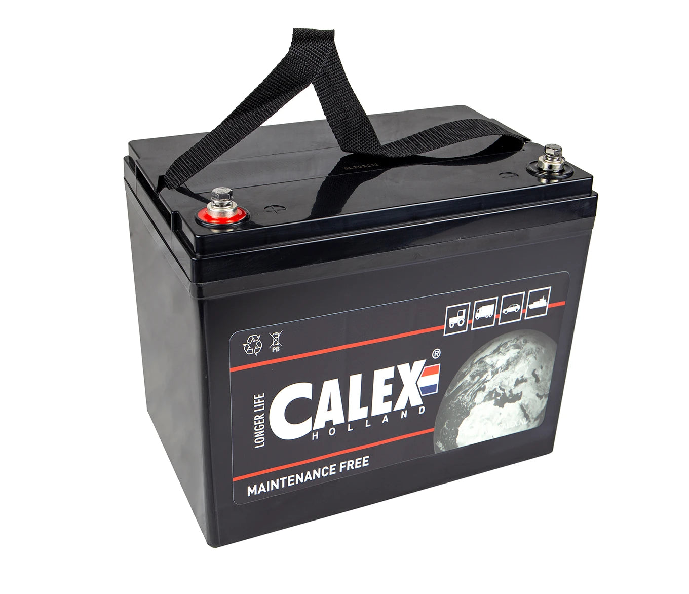 AGM Battery maintenance-free 12V 77.3AH 260x169x211/216mm Terminal M6, type DC12-75