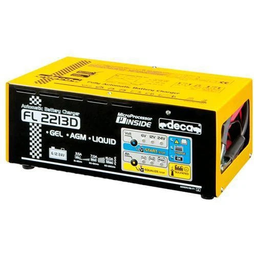 Deca Battery Charger 230V 50/60HZ 3.5/7.5/15A 6/12/24V Automatic