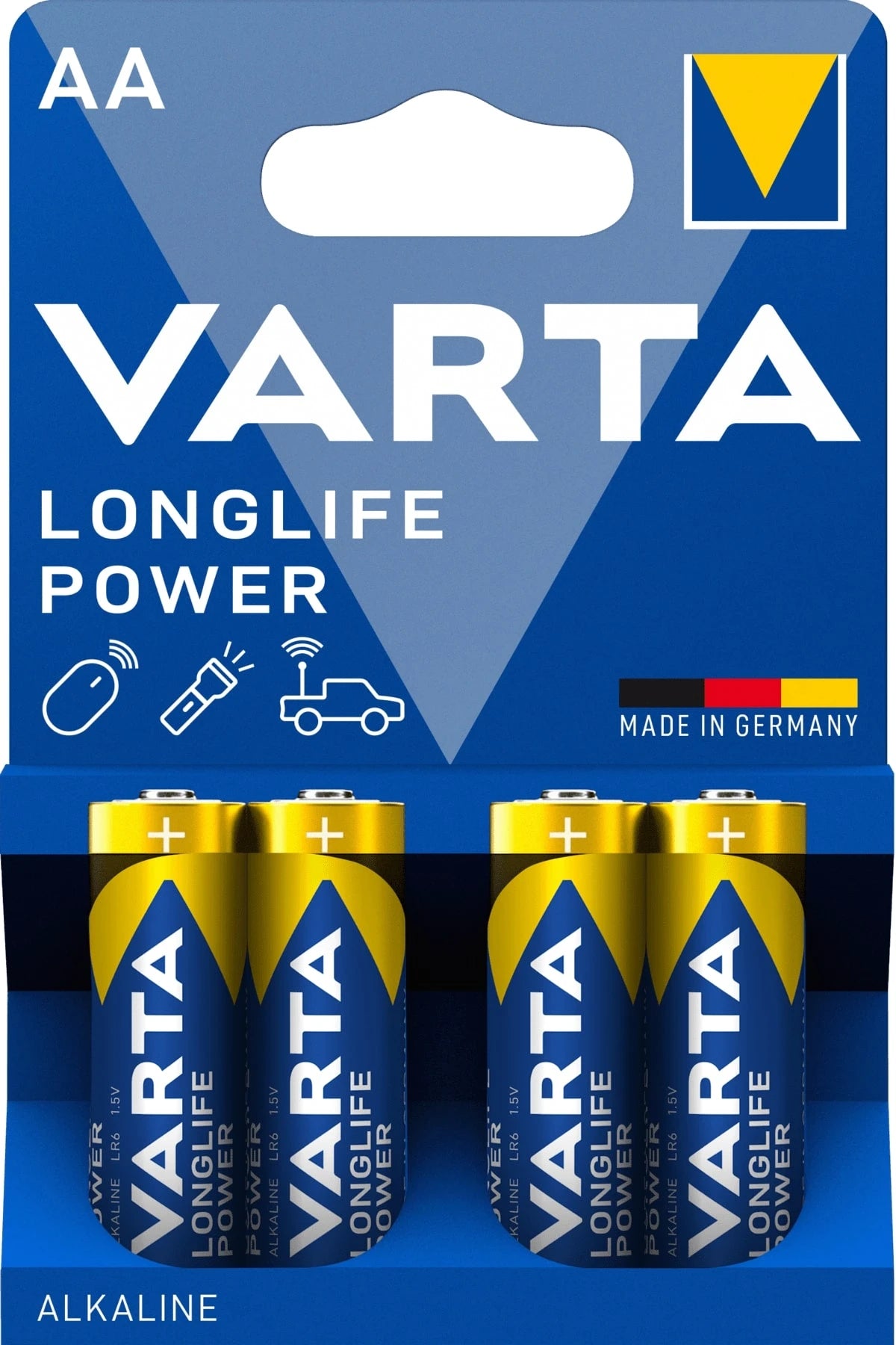 Varta High Energy Alkaline AA LR06 1,5V, on blister 4pcs