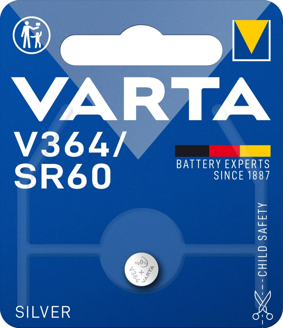 Varta Button cell V364 1,55V Ø6,8x2,15mm