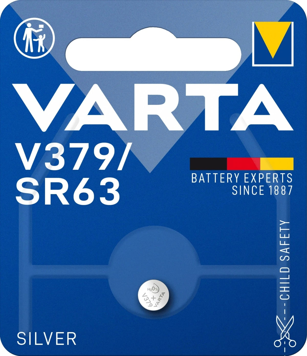 Varta Button cell V379 1,55V Ø5,8x2,15mm