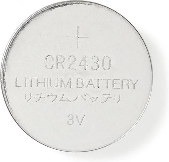 Button cell Lithium CR2430 3V Ø24x3,0mm