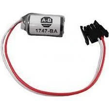 Battery Lithium (like Allen Bradley 1747-BA) type 1/2AA - 3,0V, with cable/connector