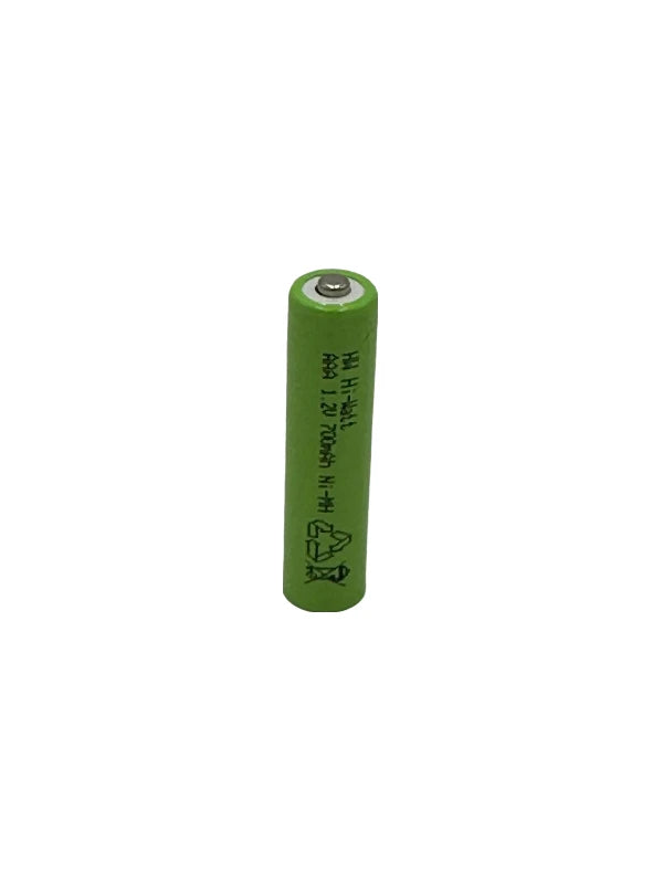 Nickel-metal Hydride Slim-penlite AAA 1,2V 700mAh rechargeable