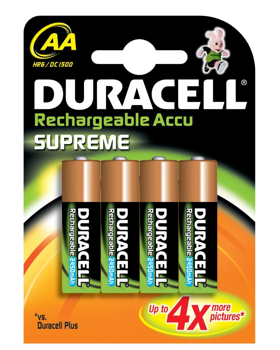 792456 | NE-102456 - Duracell Rechargeable (Active Charge) NiMh AA/HR6 1,2V 2500 mAh