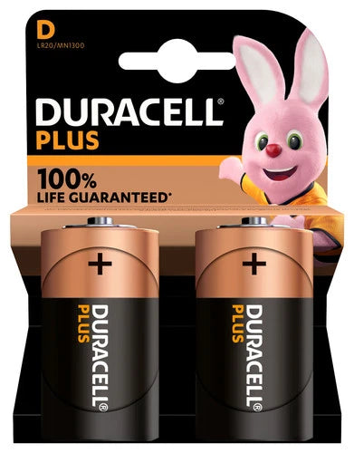 Duracell Alkaline Flashlight-cell 1,5V LR20/D MN1300 PLUS