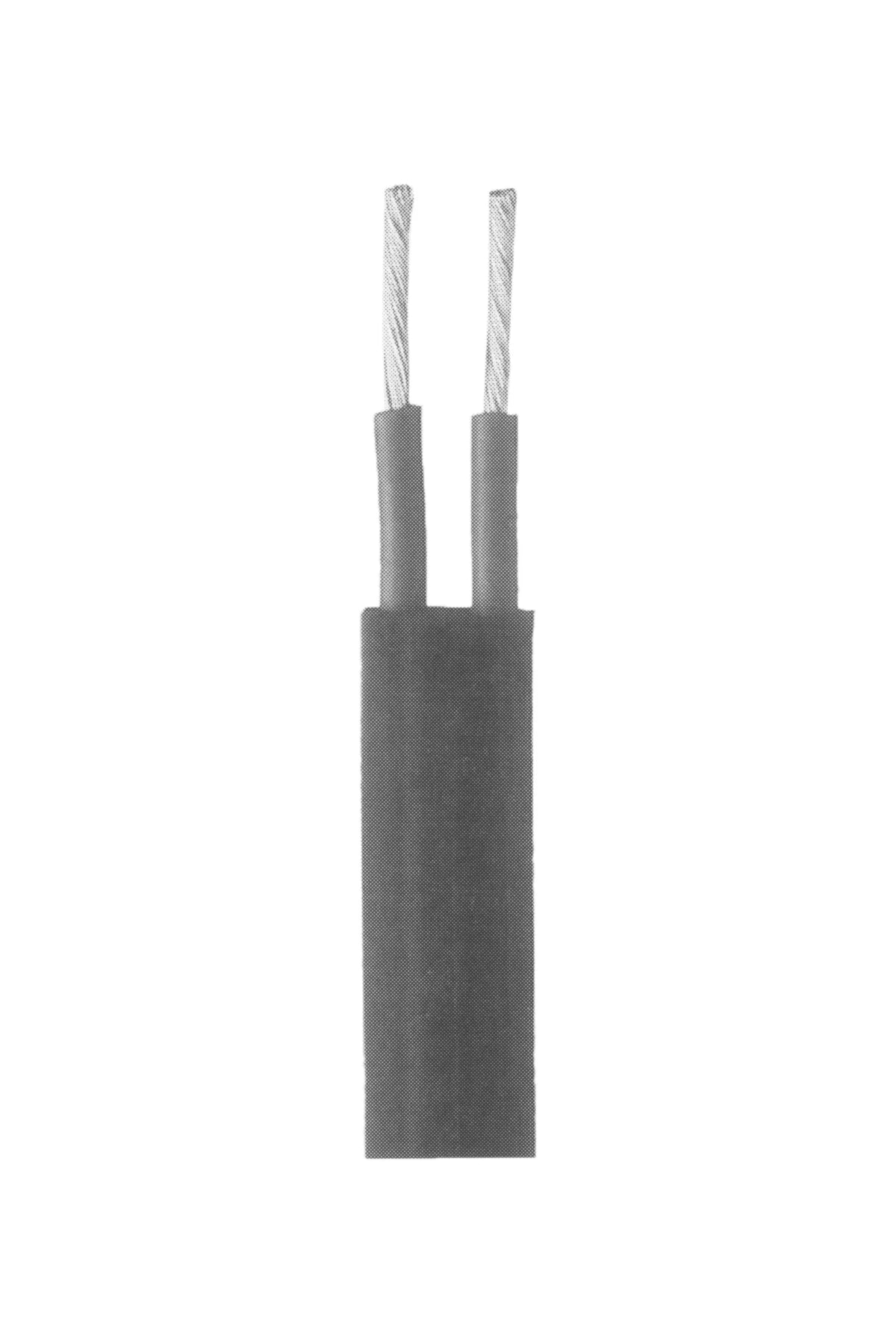 Rubber flat flexible illumination cable 2x1,5 mm², 13x5mm