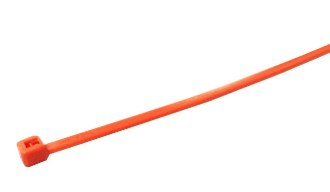 Plastic cable bands 385x4,8mm orange