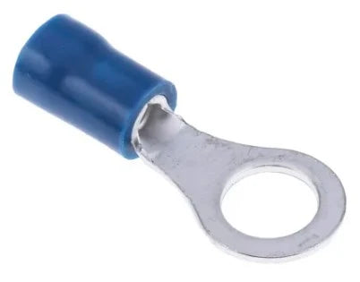 794525 | NE-104525 - Ring terminal M6 pressing type, blue 1-2,6 mm²