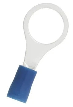 Ring terminal M10 pressing type, blue 1-2,6 mm²