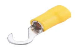 Hook terminal M5 pressing type, yellow 2,7-6,6 mm²