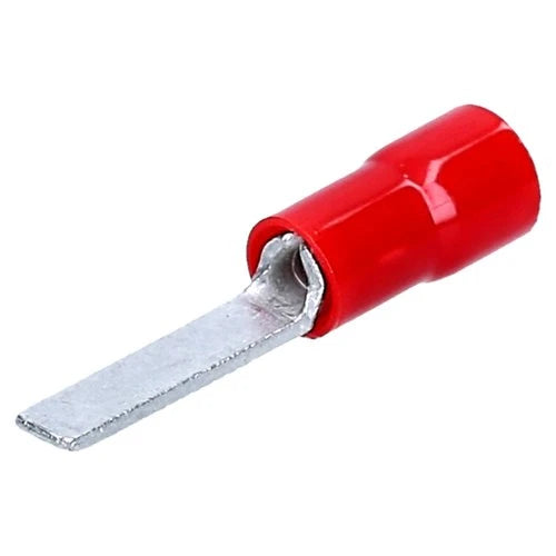 794561 | NE-104561 - Flat Pin terminal 2mm pressing type, red 0,25-1,6 mm²