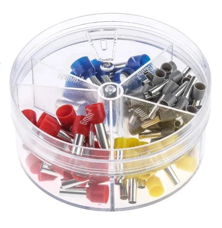 Box, containing insulated Cord-end sleeves 4,0-16 mm²