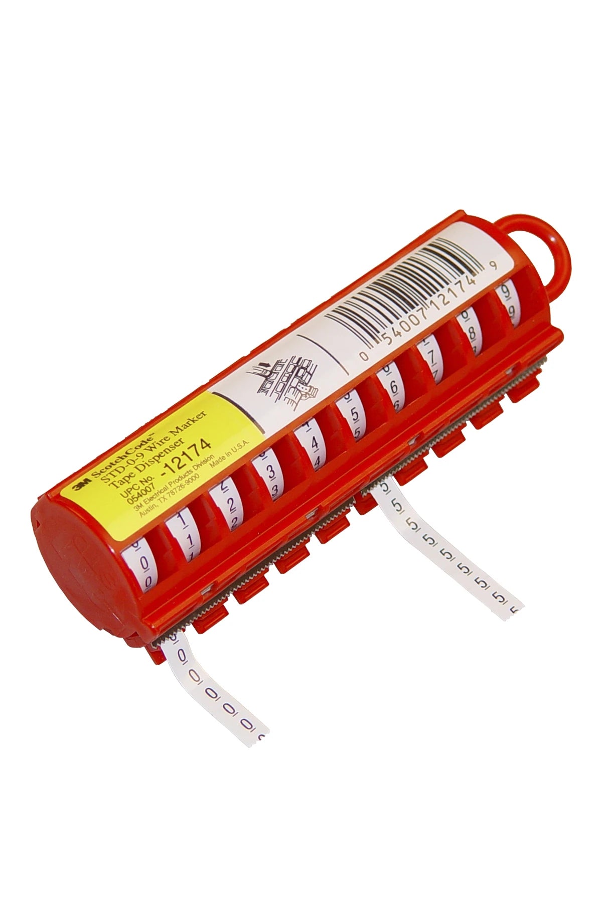 3M Scotch cablemarker dispenser compl. with tape-roll 0-9