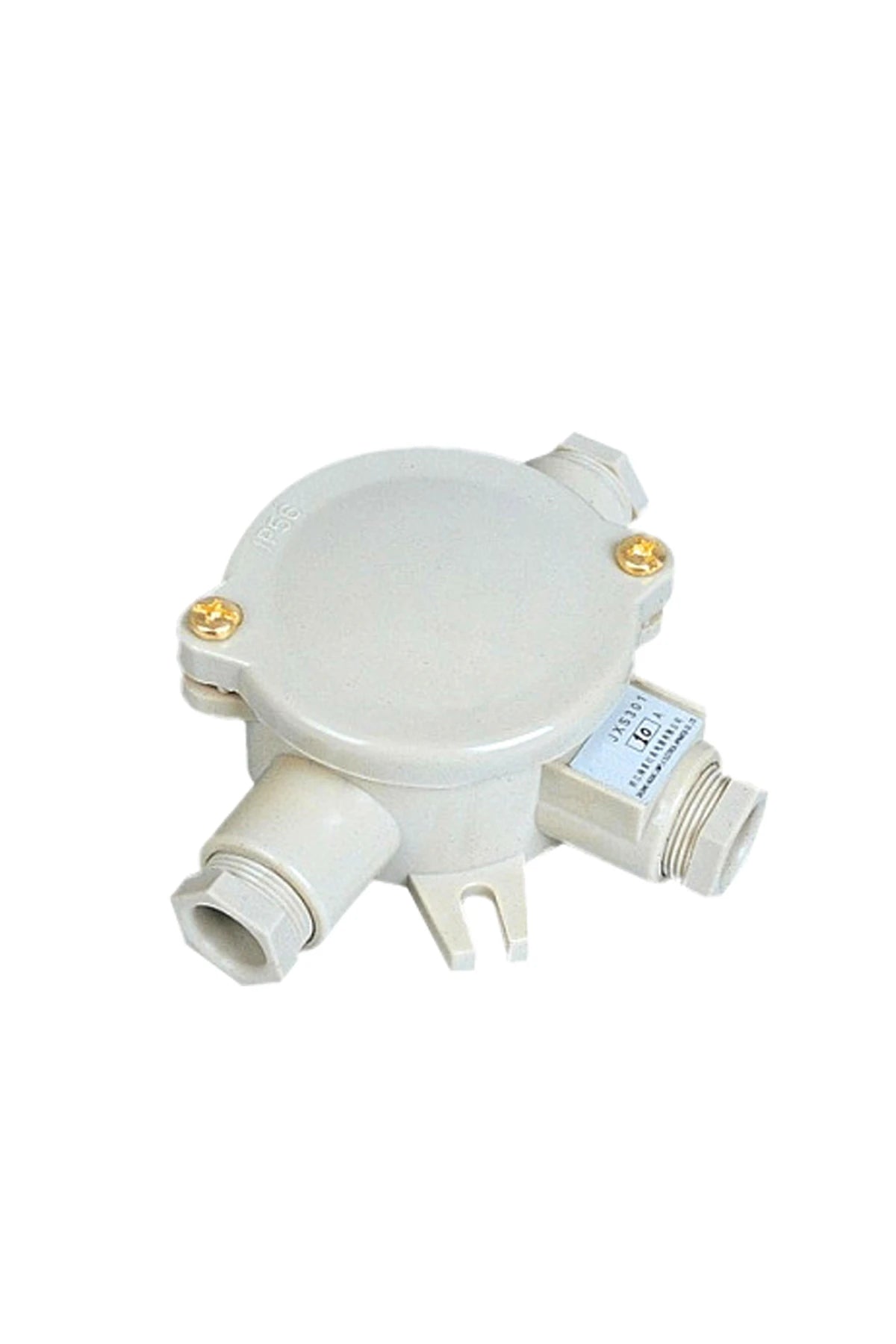 Synthetic resin junction box IP56 T, with connecting block