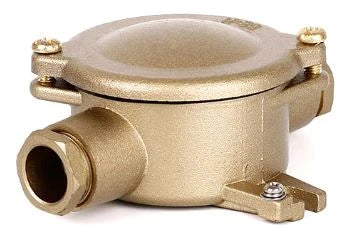 Brass junction box IP56 -0-, with connecting block