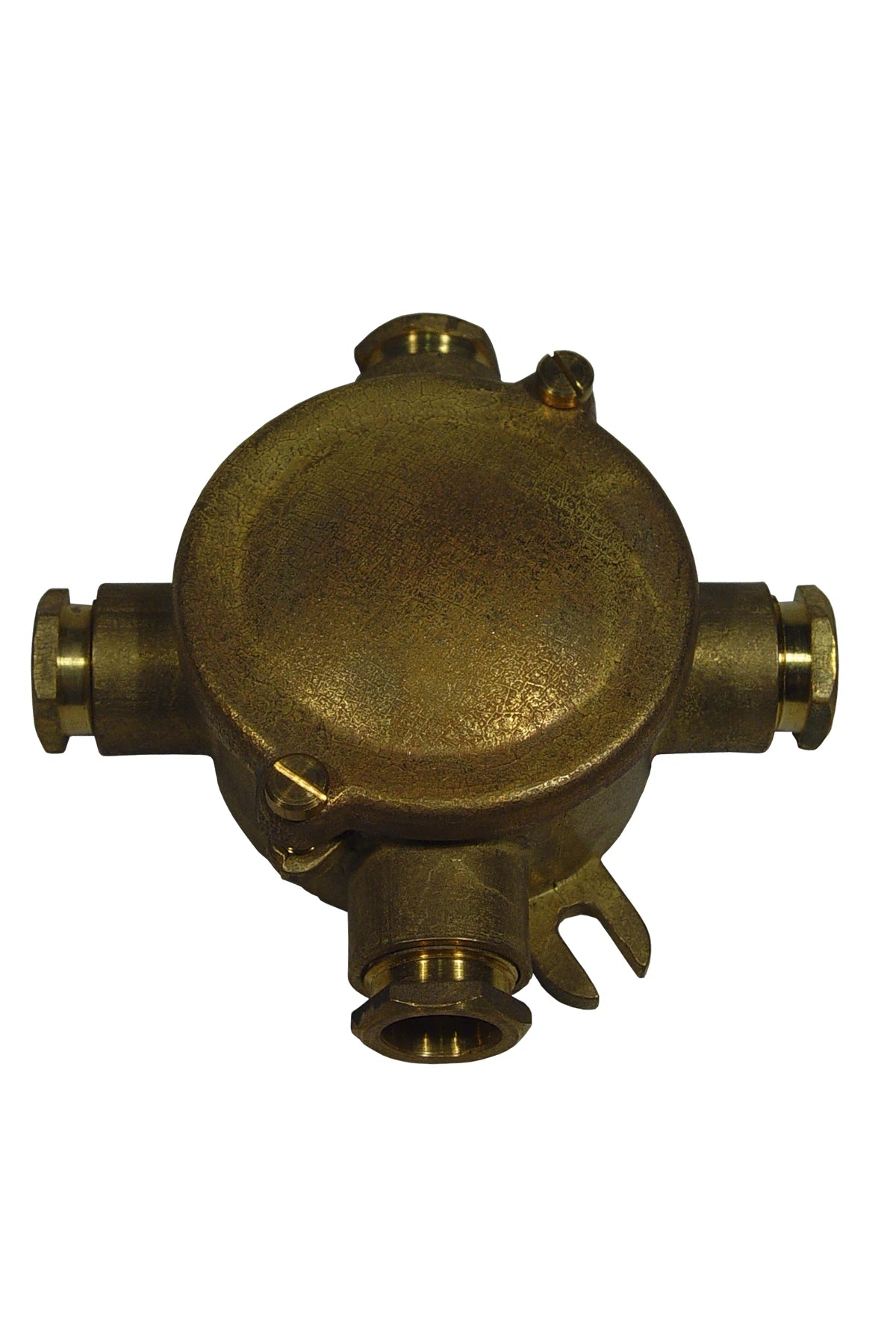Brass junction box IP56 X, with connecting block