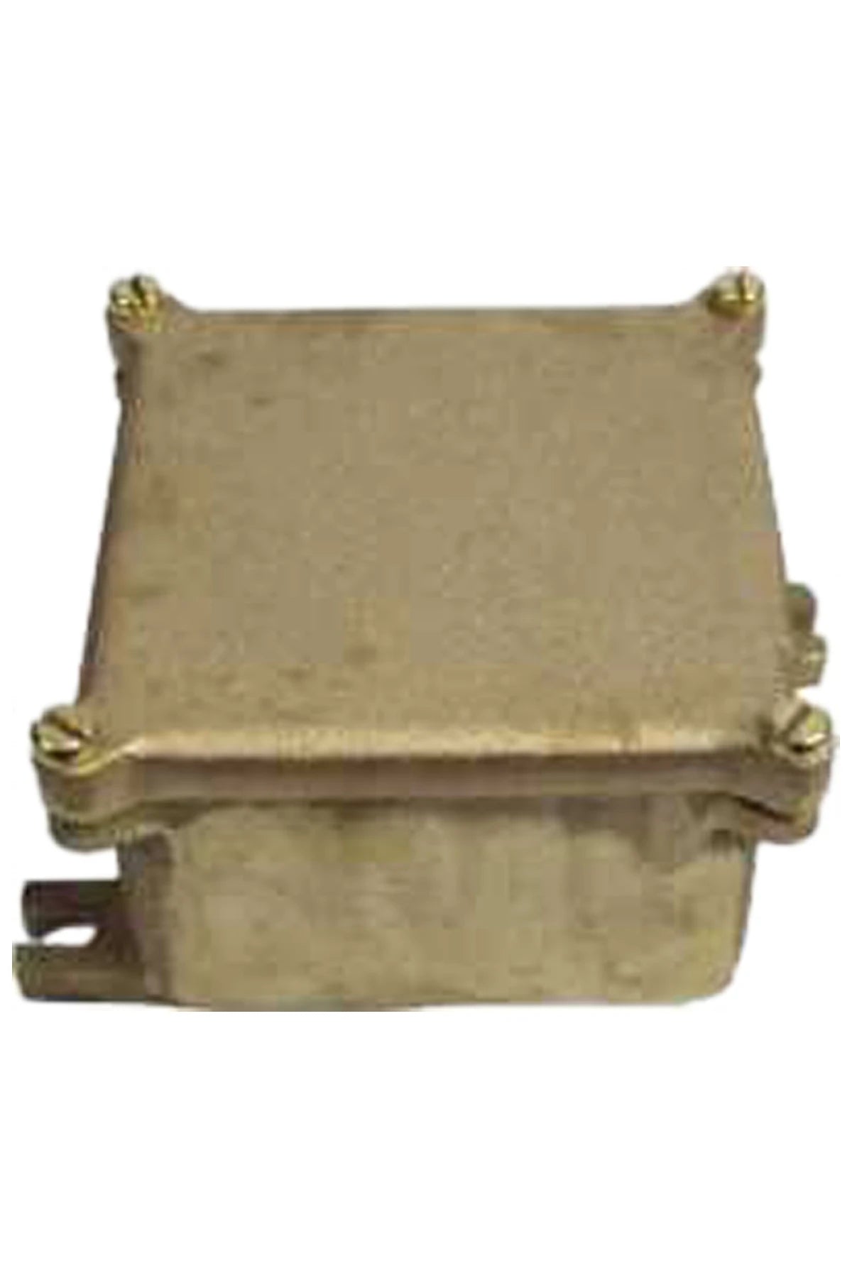 Brass junction box undrilled IP56, 106x106x69 mm (90x90x55mm)