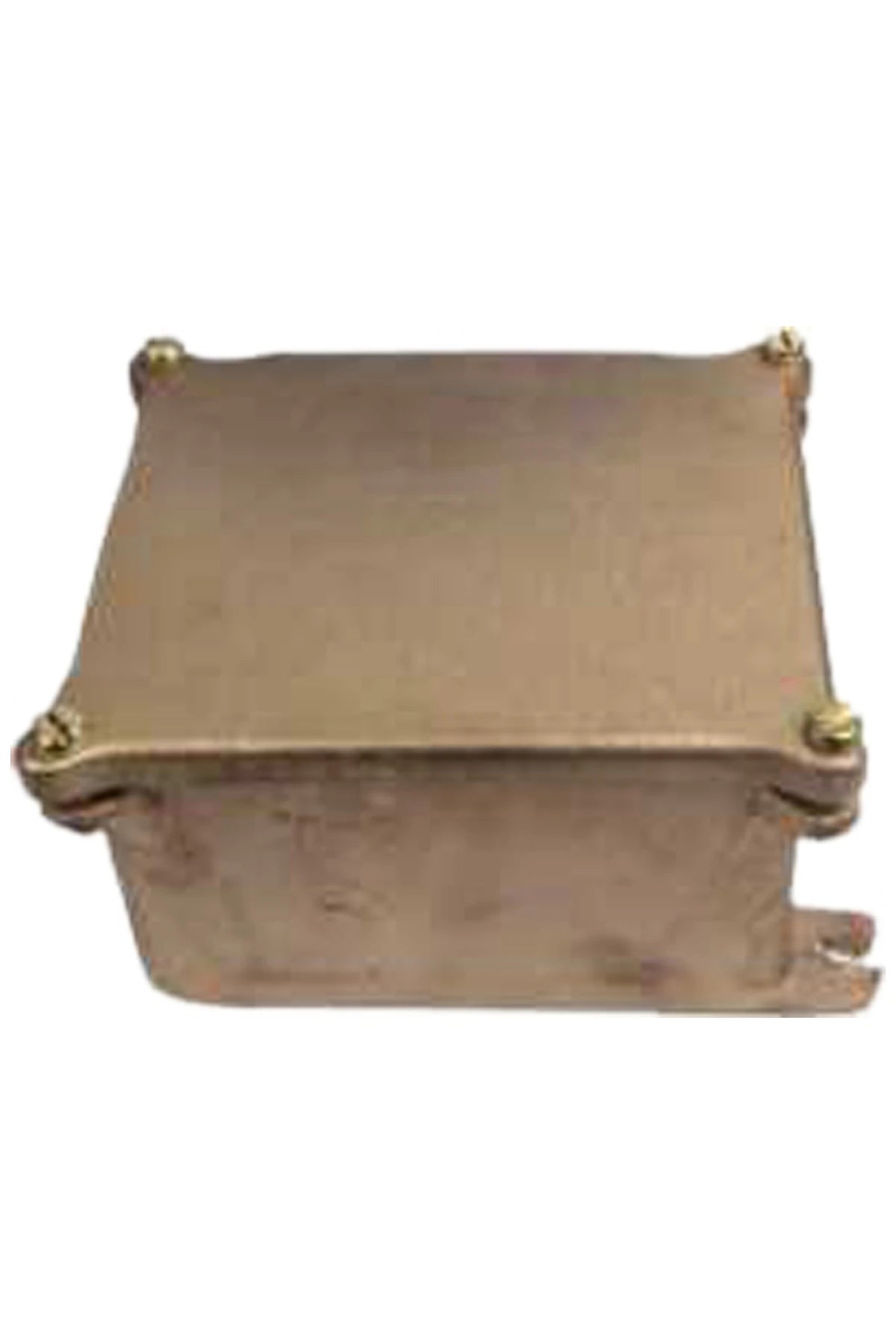 Brass junction box undrilled IP56, 146x114x81 mm (120x100x70mm)