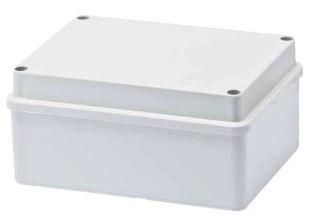 Plain Plastic Junction Box undrilled IP56, 159x11x79 mm