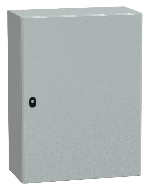 Sheet steel cabinet 800x600x300 mm with door IP66 incl. chassis plate